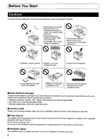 Preview for 6 page of Panasonic Jetwriter KX-CL500 User Manual