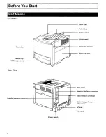 Preview for 8 page of Panasonic Jetwriter KX-CL500 User Manual