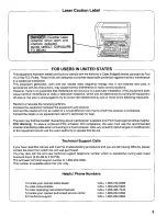 Preview for 3 page of Panasonic Jetwriter KX-P6100 User Manual