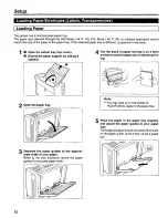 Предварительный просмотр 12 страницы Panasonic Jetwriter KX-P6100 User Manual