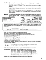 Preview for 3 page of Panasonic Jetwriter KX-P6500 User Manual