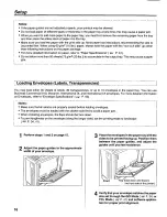 Предварительный просмотр 16 страницы Panasonic Jetwriter KX-P6500 User Manual