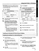 Preview for 21 page of Panasonic Jetwriter KX-P6500 User Manual