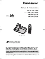 Panasonic joip BB-GT1500SP (Spanish) Manual De Instrucciones preview