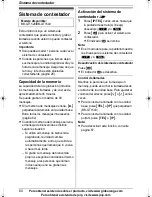 Preview for 60 page of Panasonic joip BB-GT1500SP (Spanish) Manual De Instrucciones