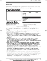 Preview for 103 page of Panasonic joip BB-GT1500SP (Spanish) Manual De Instrucciones