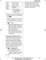 Preview for 31 page of Panasonic JOIP BB-GT1540E Operating Instructions Manual