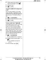 Preview for 75 page of Panasonic JOIP BB-GT1540E Operating Instructions Manual