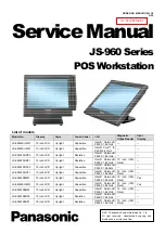 Preview for 1 page of Panasonic JS-960 Series Service Manual