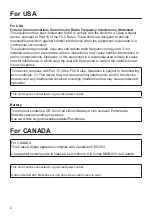 Preview for 2 page of Panasonic JS-970 Series Operating Instructions Manual