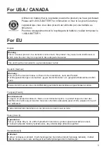 Preview for 3 page of Panasonic JS-970 Series Operating Instructions Manual