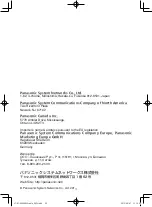 Preview for 62 page of Panasonic JT-B1-CU000J Operating Instructions Manual