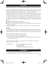 Предварительный просмотр 2 страницы Panasonic JT-B1-CU000U Operating Instructions Manual