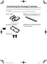 Предварительный просмотр 8 страницы Panasonic JT-B1-CU000U Operating Instructions Manual