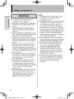 Preview for 8 page of Panasonic JT-B1 series Operating Instructions Manual