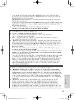 Preview for 43 page of Panasonic JT-B1 series Operating Instructions Manual