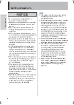 Preview for 8 page of Panasonic JT-B1APAAZAM Operating Instructions Manual