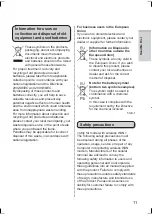 Preview for 11 page of Panasonic JT-B1APAAZAM Operating Instructions Manual