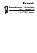 Preview for 1 page of Panasonic JT-C52 Series Operating Instructions - Reference Manual