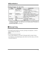 Preview for 11 page of Panasonic JT-H200PR Series Operating Instructions Manual