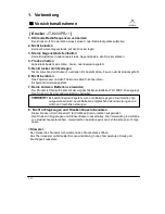 Предварительный просмотр 14 страницы Panasonic JT-H200PR Series Operating Instructions Manual