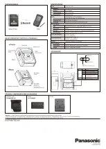 Предварительный просмотр 2 страницы Panasonic JT-H200PR Series Specification