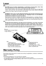 Предварительный просмотр 5 страницы Panasonic JT-H300HT-E1 Operating Instructions Manual