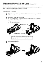 Предварительный просмотр 15 страницы Panasonic JT-H300HT-E1 Operating Instructions Manual