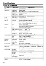 Preview for 14 page of Panasonic JT-H300PR-E1 Operating Instructions Manual