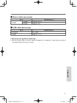 Предварительный просмотр 11 страницы Panasonic JT-H320CU-E1 Operating Instructions Manual