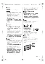 Preview for 7 page of Panasonic JX700G Series Operating Instructions Manual