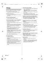 Preview for 20 page of Panasonic JX700G Series Operating Instructions Manual