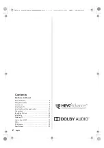 Preview for 2 page of Panasonic JX700H series Operating Instructions Manual