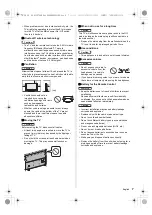 Preview for 7 page of Panasonic JX700H series Operating Instructions Manual