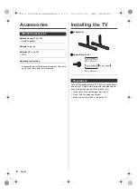 Предварительный просмотр 8 страницы Panasonic JX700H series Operating Instructions Manual