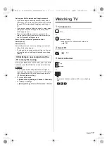 Предварительный просмотр 17 страницы Panasonic JX700H series Operating Instructions Manual