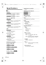 Предварительный просмотр 26 страницы Panasonic JX800G Series Operating Instructions Manual