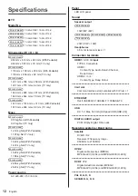 Предварительный просмотр 12 страницы Panasonic JXW704 Operating Instructions Manual