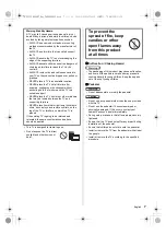 Preview for 7 page of Panasonic JZ2000G Series Operating Instructions Manual