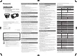 Предварительный просмотр 1 страницы Panasonic K-EF134L02AE Installation Manual