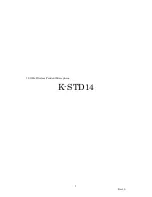 Panasonic K-STD14 User Manual preview