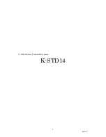 Preview for 1 page of Panasonic K-STD14 User Manual