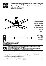 Предварительный просмотр 1 страницы Panasonic K14Y2 Operating And Installation Instructions