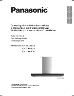 Предварительный просмотр 1 страницы Panasonic KH-TX95GB Operating And Installation Instructions