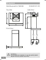 Предварительный просмотр 20 страницы Panasonic KH-TX95GB Operating And Installation Instructions