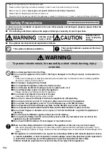 Preview for 2 page of Panasonic KM5070 Operating Instructions Manual