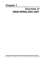 Preview for 11 page of Panasonic KR20 User Manual