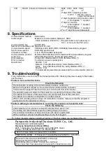 Preview for 12 page of Panasonic KT2 Communication Instruction Manual