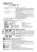 Preview for 5 page of Panasonic KT2 Instruction Manual