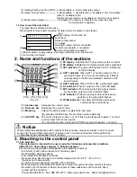 Предварительный просмотр 2 страницы Panasonic KT4 series Instruction Manual